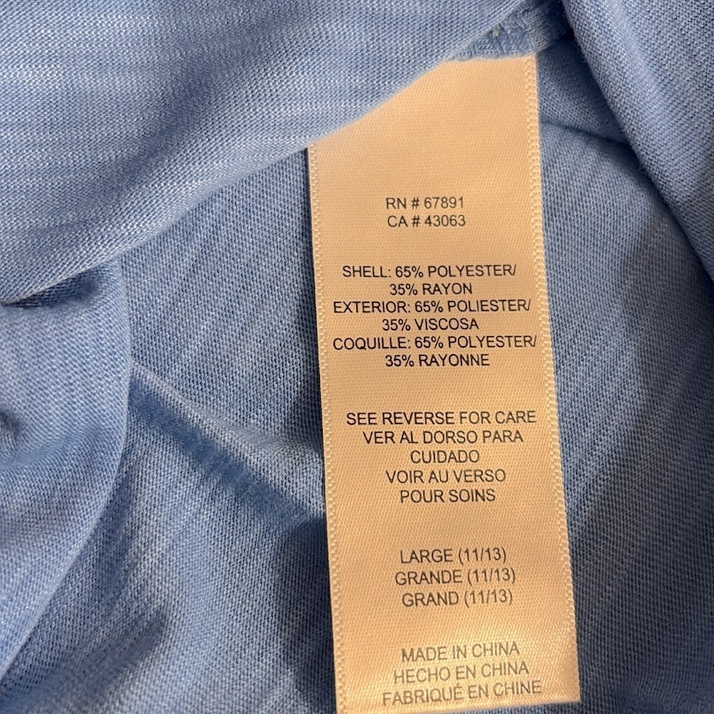 NWT [Gen2] North Carolina Tar Heels NCAA Long Sleeve Shirt Juniors Large or XL - Picture 9 of 10